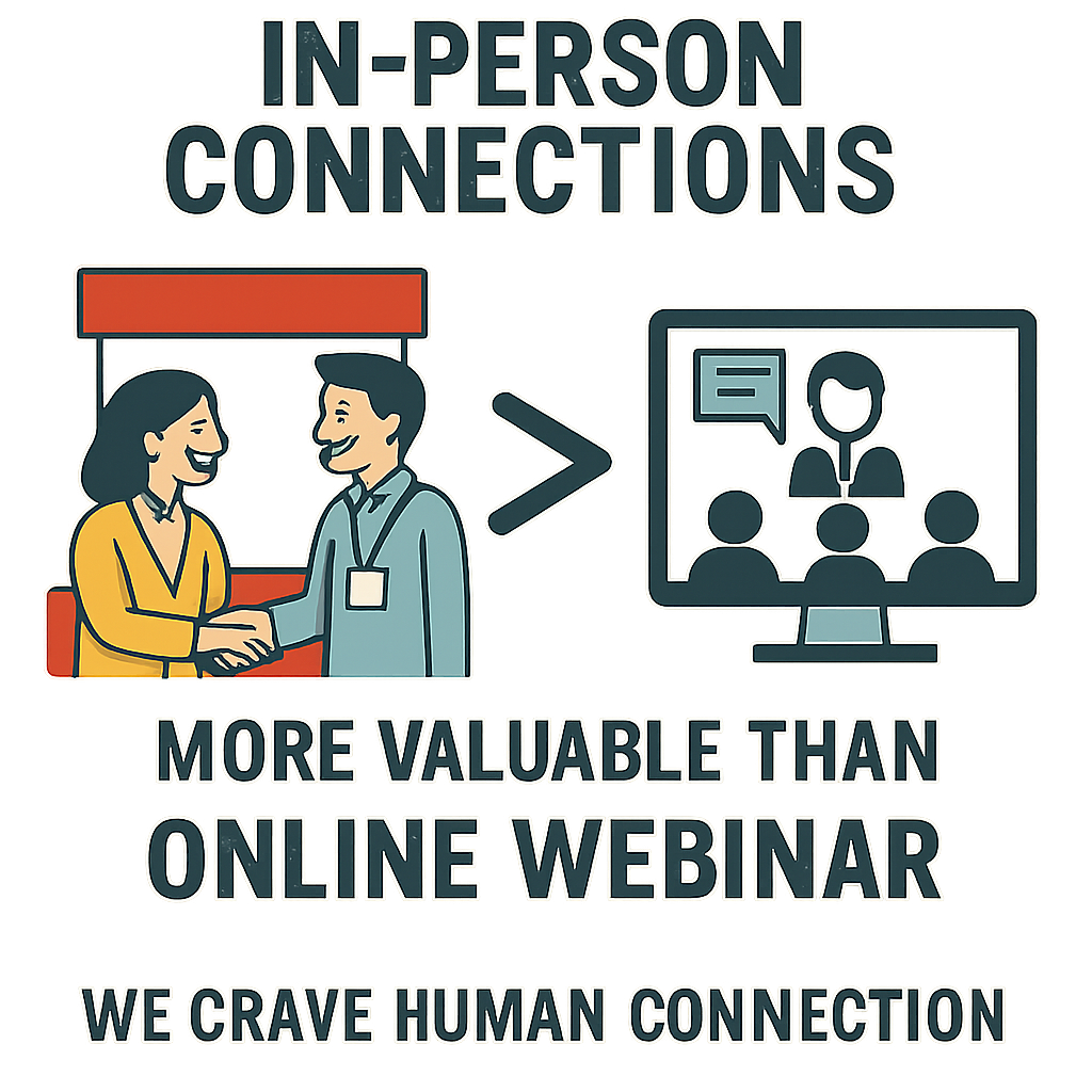 Human connection is better than online moments. 